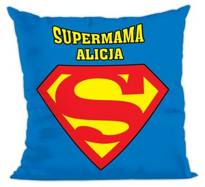 Poduszka Dla Mamy SUPER MAMA + imię
