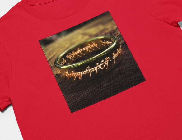 Koszulka z naszywką Lord of the Rings –Ring