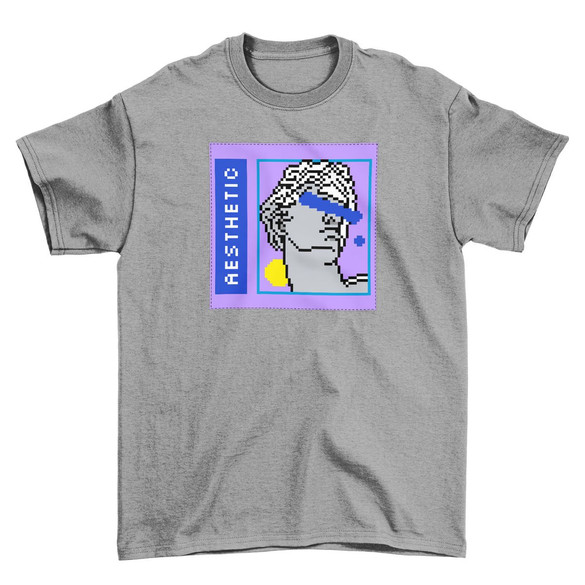 Koszulka z naszywką Aesthetic