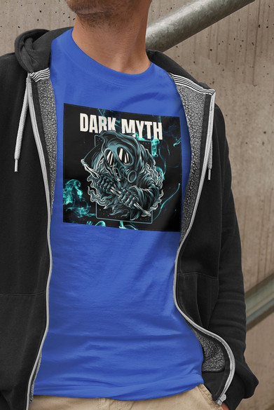 Koszulka z naszywką  DARK MYTH