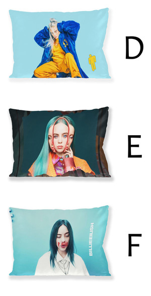 BILLIE EILISH Zestaw poduszka kubek WZORY+GRATIS