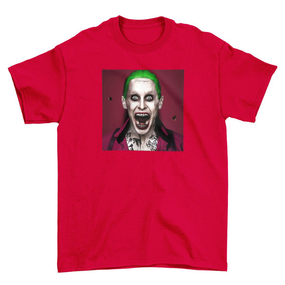 Koszulka z naszywką Joker Jared Leto Scream