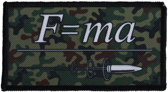 Naszywka dla strzelca F= ma
