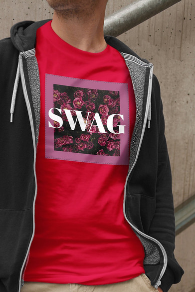 Koszulka z naszywką SWAG