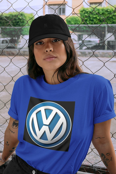 Koszulka z naszywką Volkswagen logo black