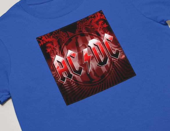 Koszulka z naszywką AC/DC Black Ice