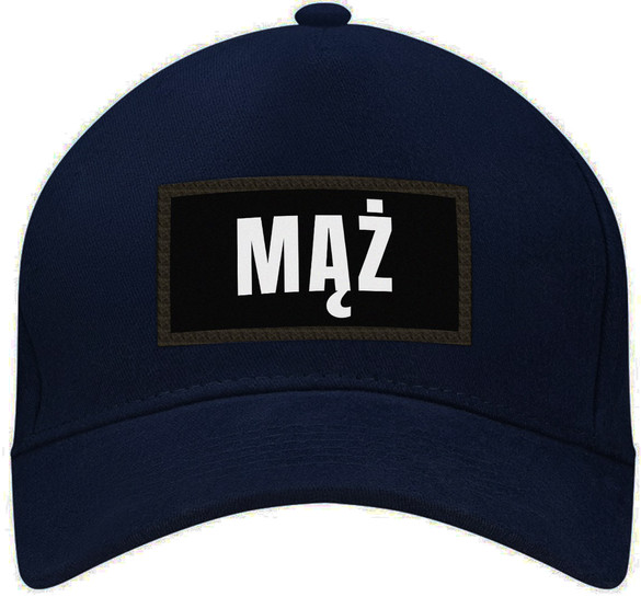 Czapka MĄŻ bejsbolówka z naszywką
