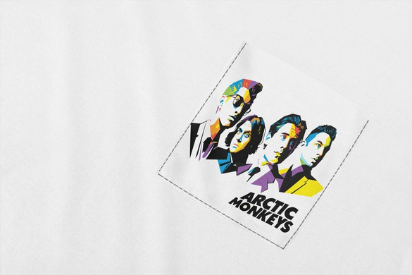 Koszulka z kieszonką Arctic Monkeys