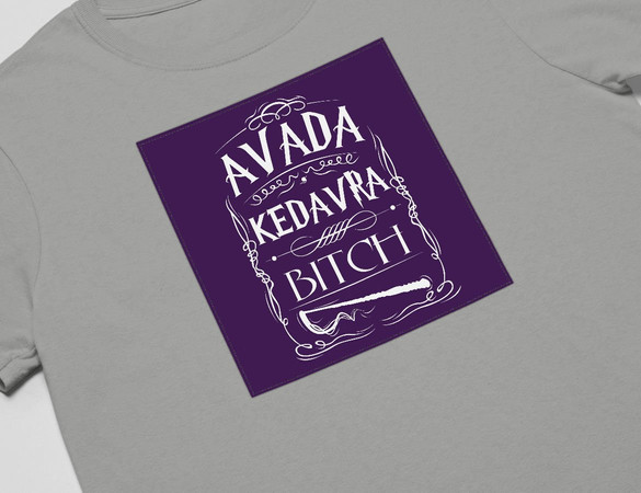 Koszulka z naszywką Harry Potter spell