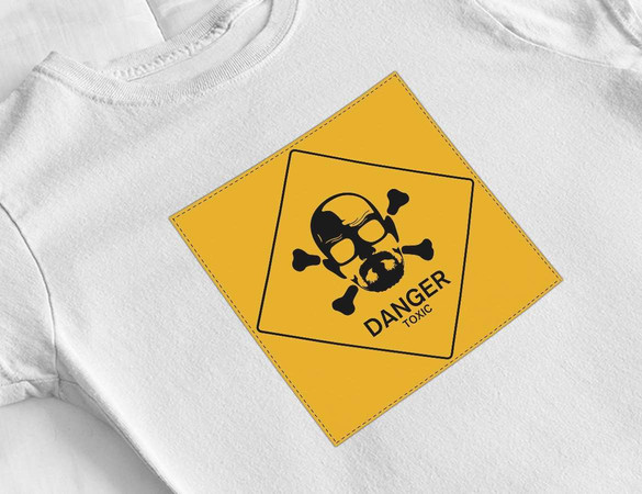 Bluzka damska z naszywką Breaking Bad toxic