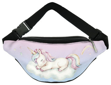 Nerka Jednorożec śpiący na chmurce – pastelowa, personalizowana dla dziecka