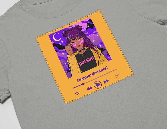 Koszulka z naszywką  In your dreams