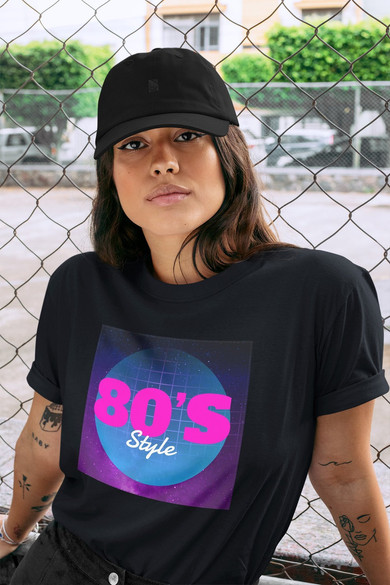 Koszulka z naszywką 80's Style