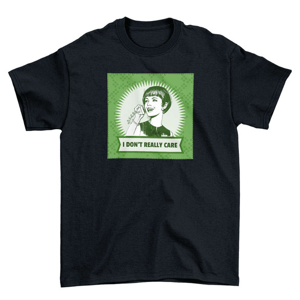 Koszulka z naszywką I don't really care