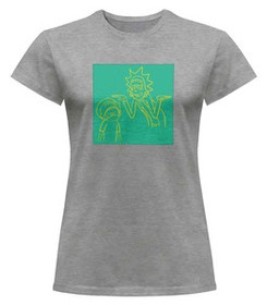 Bluzka damska z naszywką Rick and Morty 06