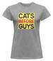 Bluzka damska z naszywką Cats before guys