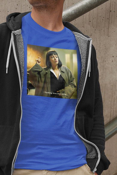 Koszulka z naszywką Uma Thurman Song