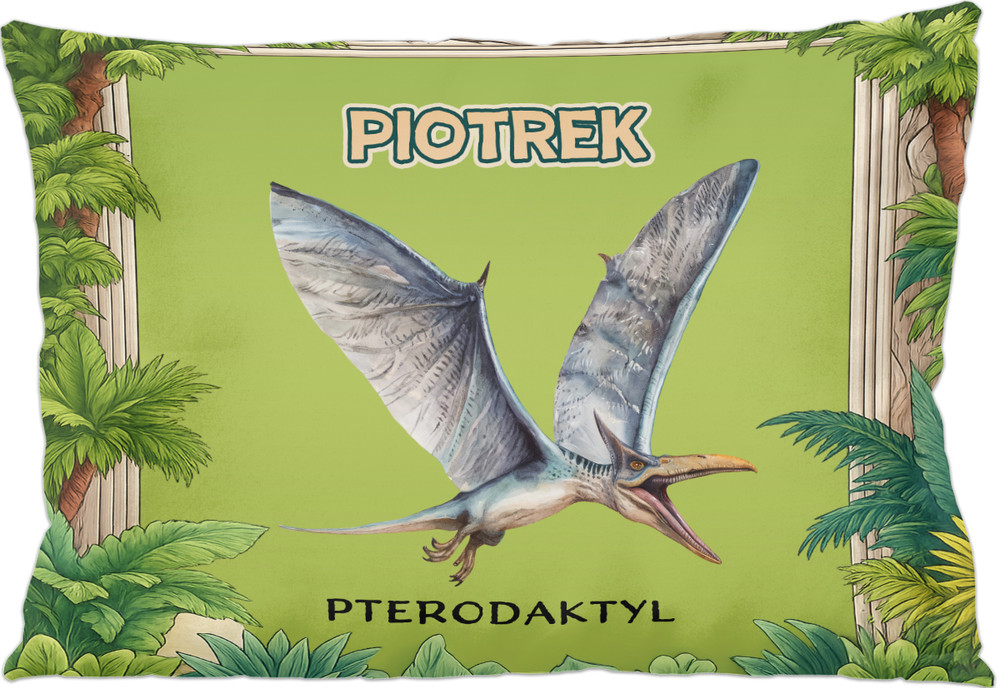 Poduszka Dinozaury Pterodaktyl – dodaj imię