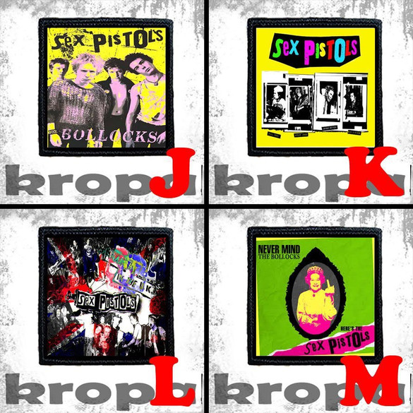 Naszywka SEX PISTOLS 8 X 8 cm Dużo Wzorów!