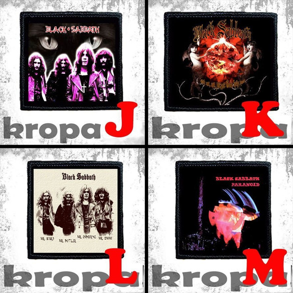 Naszywka BLACK SABBATH 8 X 8 cm Dużo Wzorów!