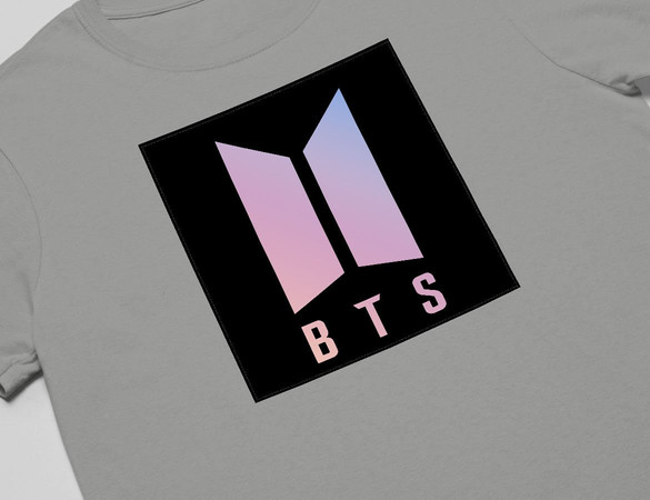 Koszulka z naszywką BTS LOGO