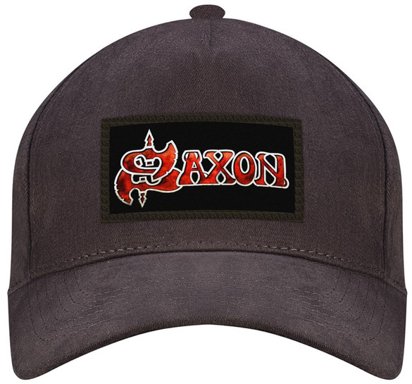 Czapka SAXON bejsbolówka z naszywką