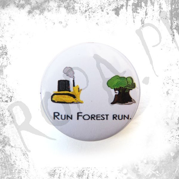 Przypinka RUN FOREST RUN