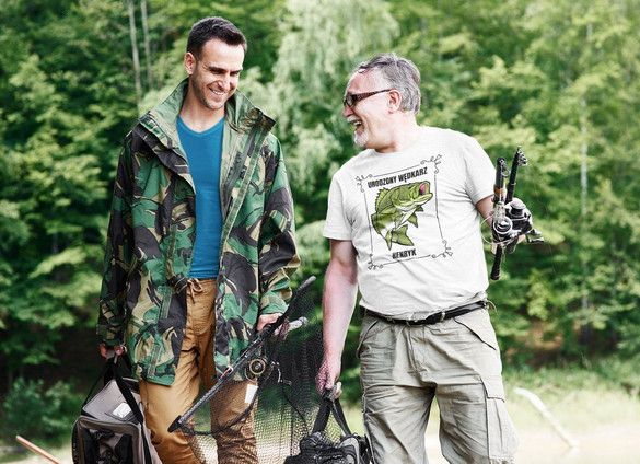 Koszulka dla Wędkarza Urodzony WĘDKARZ + IMIĘ!