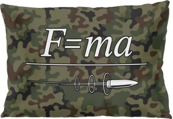 Poduszka dla strzelca F= ma 60x40cm