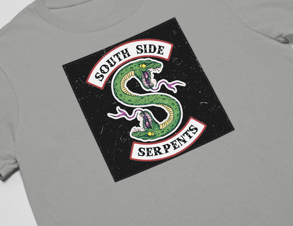 Koszulka z naszywką Riverdale Serpentes