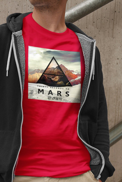 Koszulka z naszywką 30 Seconds To Mars 4