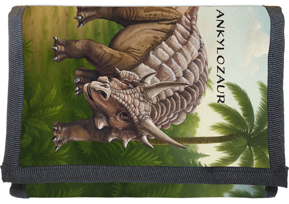 Portfel Dinozaury Ankylozaur z nadrukiem imienia
