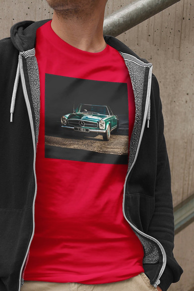 Koszulka z naszywką Mercedes classic