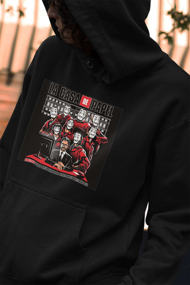 Bluza z naszywką Dom z papieru 02