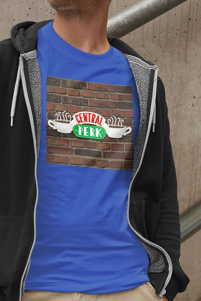 Koszulka z naszywką Friends central perk