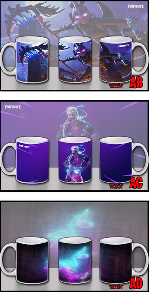 Kubek FORTNITE 33 wzory + imię gracza GRATIS