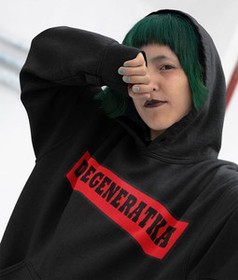 Bluza z naszywką DEGENERATKA