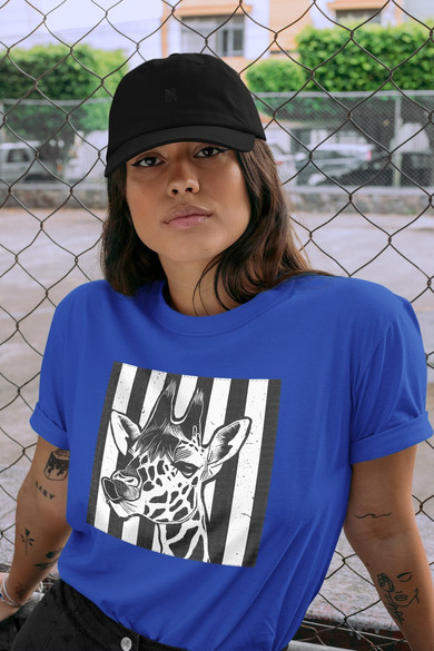 Koszulka z naszywką Giraffe/ żyrafa