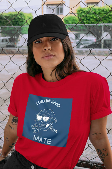 Koszulka z naszywką Lurkin' good mate