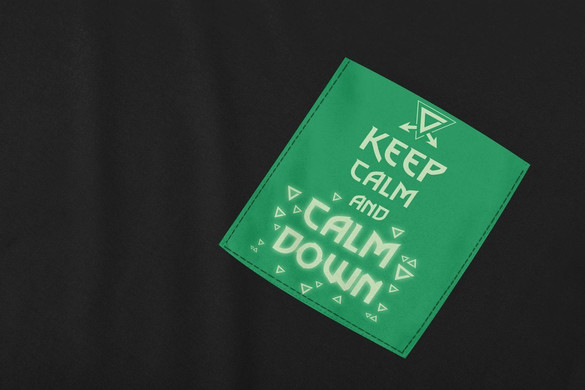 Koszulka z kieszonką KEEP CALM AXII