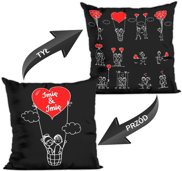 Poduszka na Walentynki DODAJ NAPIS