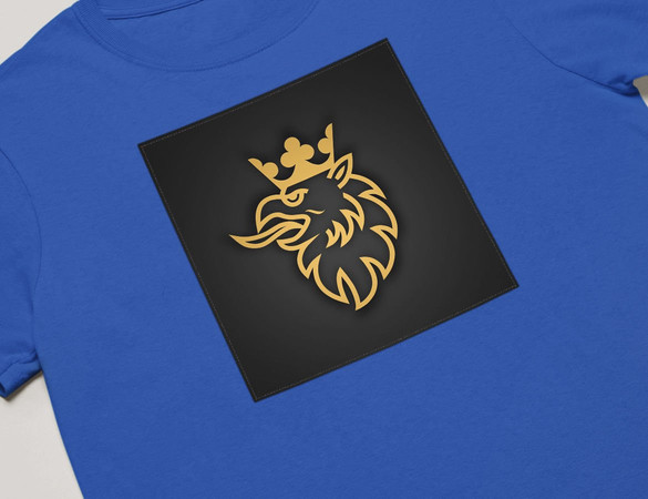Koszulka z naszywką Scania logo gold