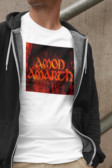 Koszulka z naszywką Amon Amarth logo
