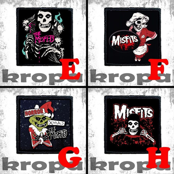 Naszywka MISFITS 10 x 10 cm  Dużo Wzorów!