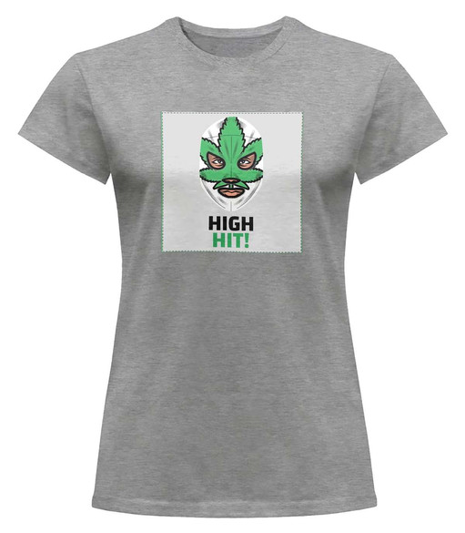 Bluzka damska z naszywką High hit