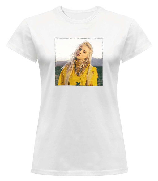 Bluzka damska z naszywką Billie Eilish 07