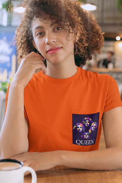 Koszulka z kieszonką QUEEN 1