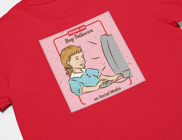 Koszulka z naszywką Enyone can...