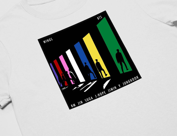 Koszulka z naszywką BTS Wings