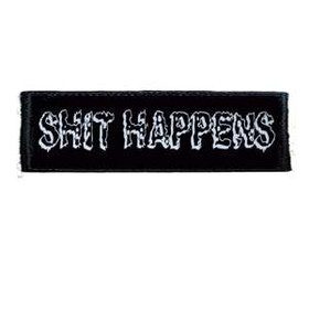Naszywka SHIT HAPPENS